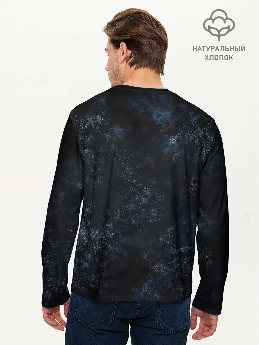 Мужской лонгслив базовый / Веселый Роджер One Piece. Большой куш