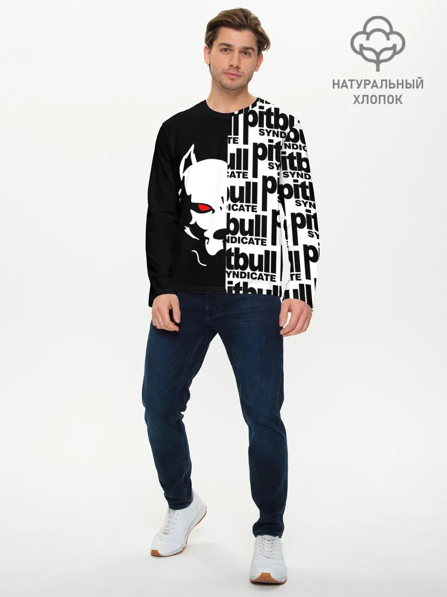 Мужской лонгслив базовый / PITBULL SYNDICATE / ПИТБУДЬ