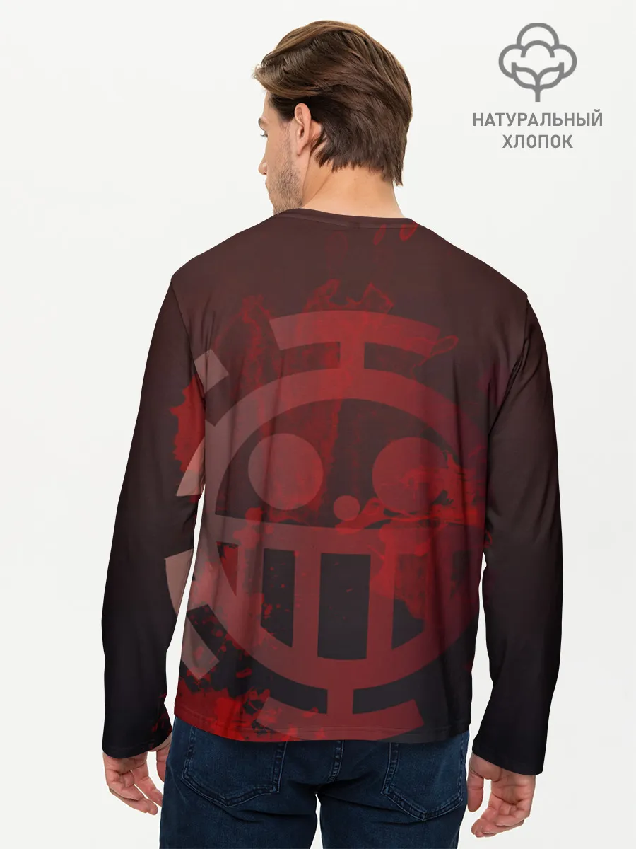 Мужской лонгслив базовый / Ло кровавый Валентин