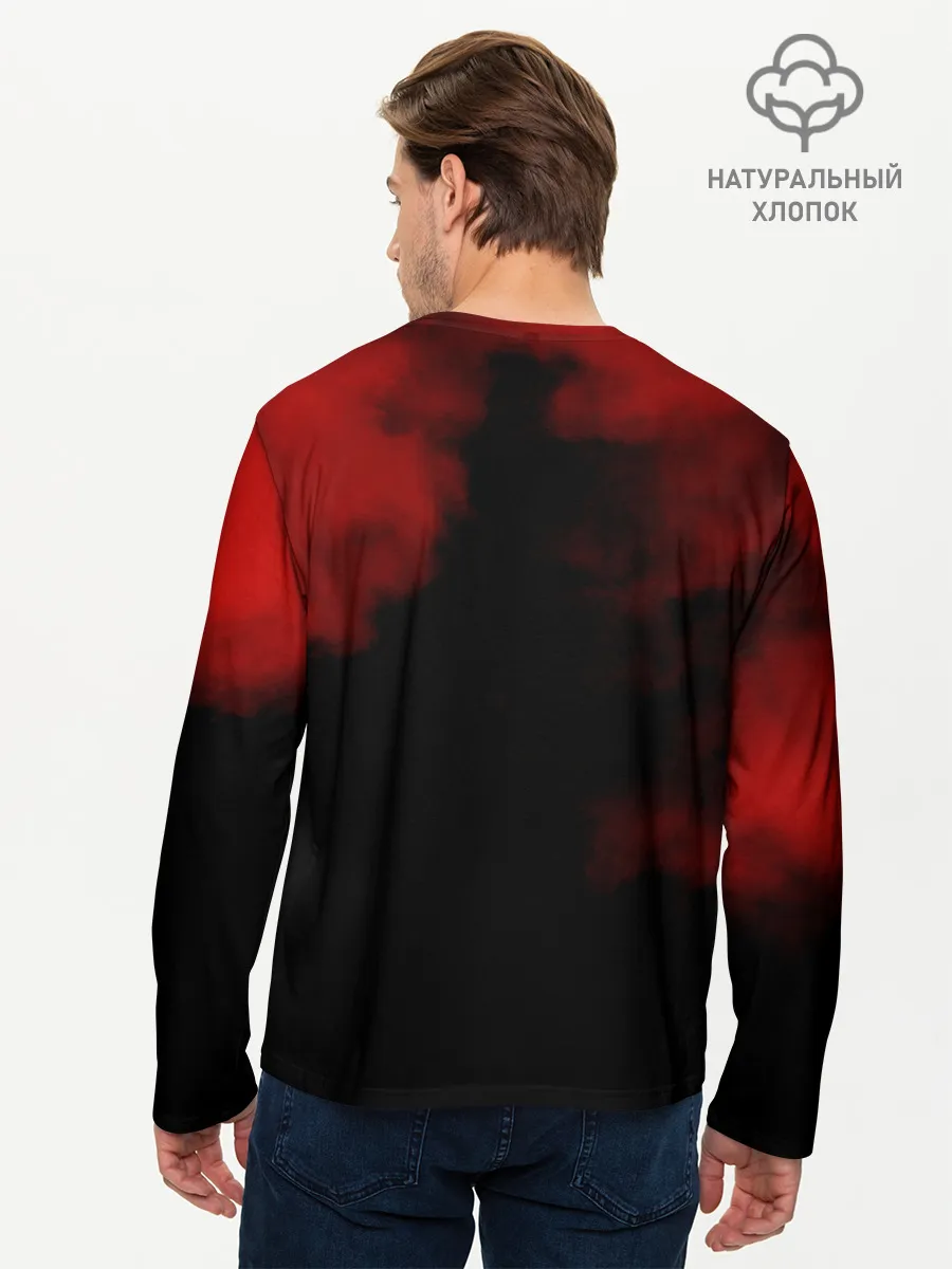 Мужской лонгслив базовый / Сектор Газа ХОЙ и гитарист