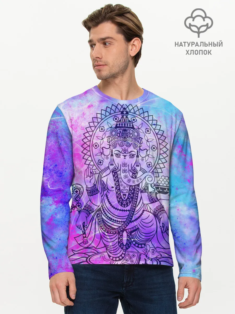 Мужской лонгслив базовый / Буддизм