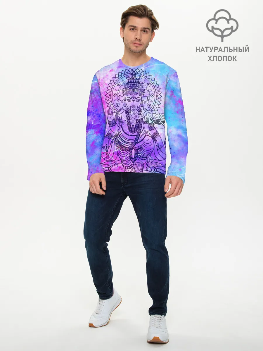 Мужской лонгслив базовый / Буддизм