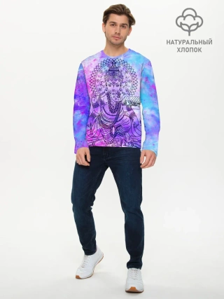 Мужской лонгслив базовый / Буддизм