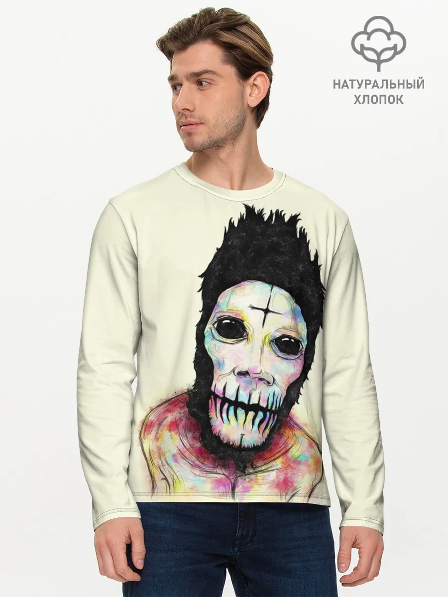 Мужской лонгслив базовый / Уэс