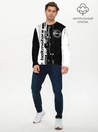Мужской лонгслив базовый / BALTMOTORS / ТЕХНО