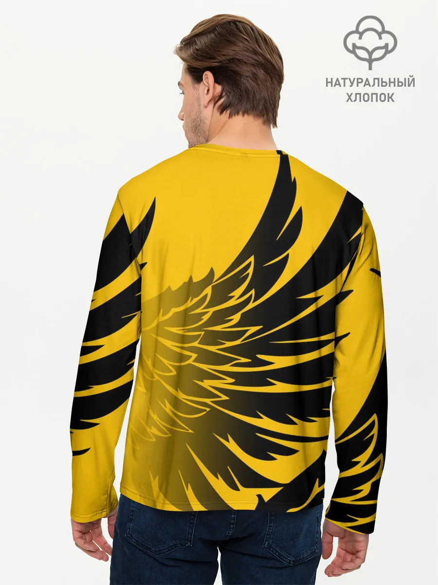 Мужской лонгслив базовый / BALTMOTORS / КРЫЛЬЯ