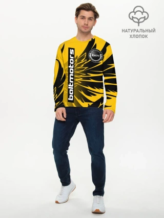 Мужской лонгслив базовый / BALTMOTORS / КРЫЛЬЯ