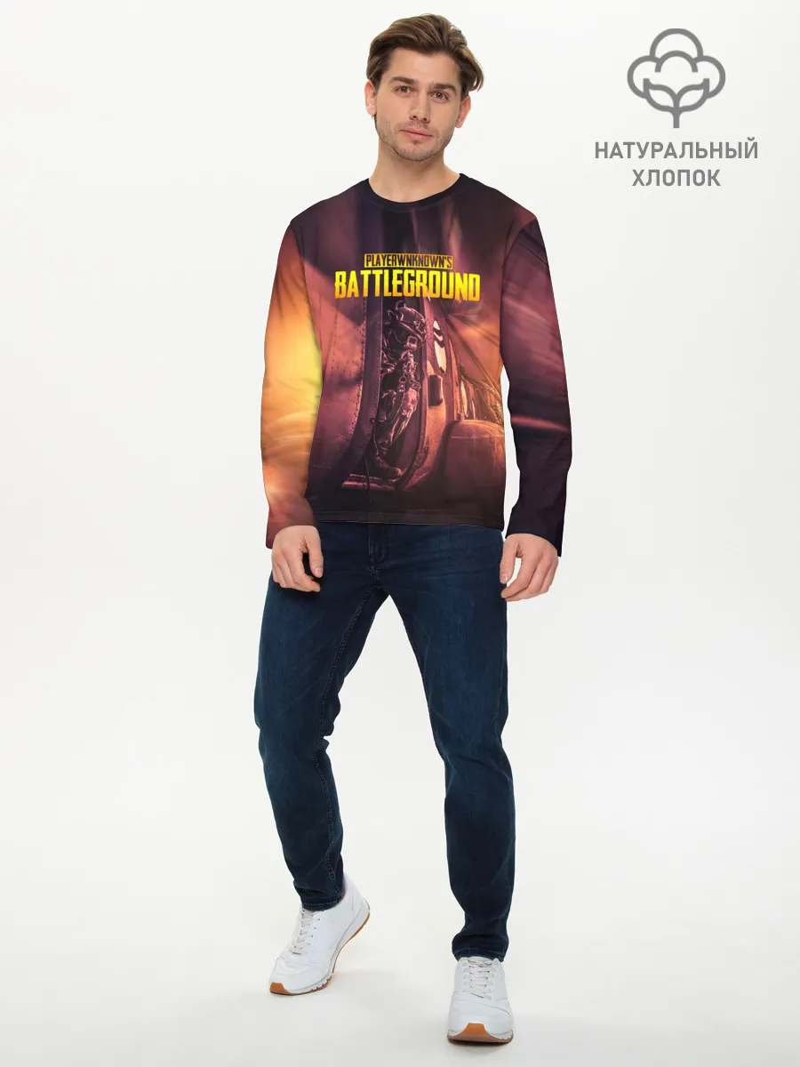 Мужской лонгслив базовый / PUBG PARAMO | ПУБГ ПАРАМО