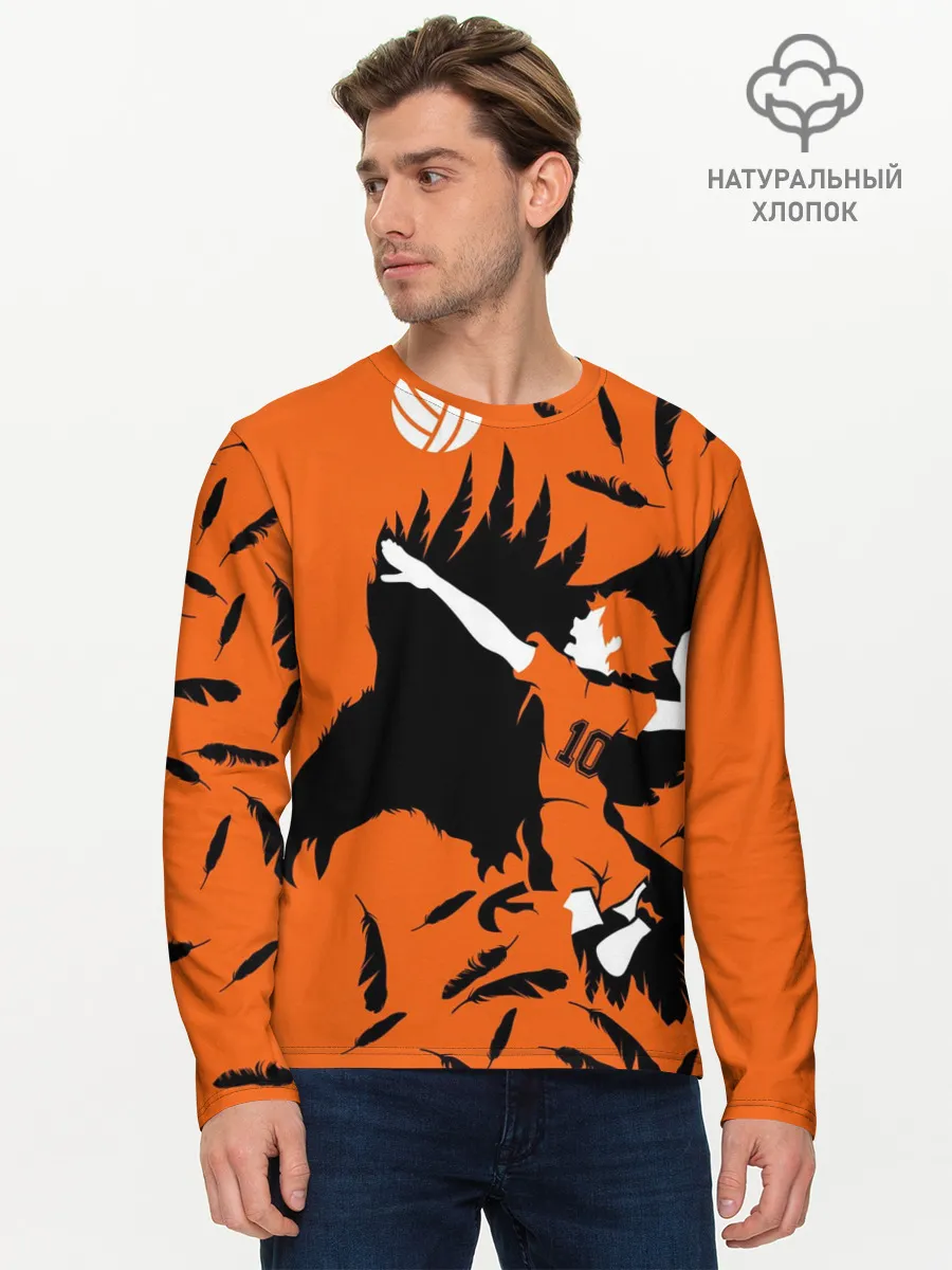 Мужской лонгслив базовый / ХИНАТА | FLY!!