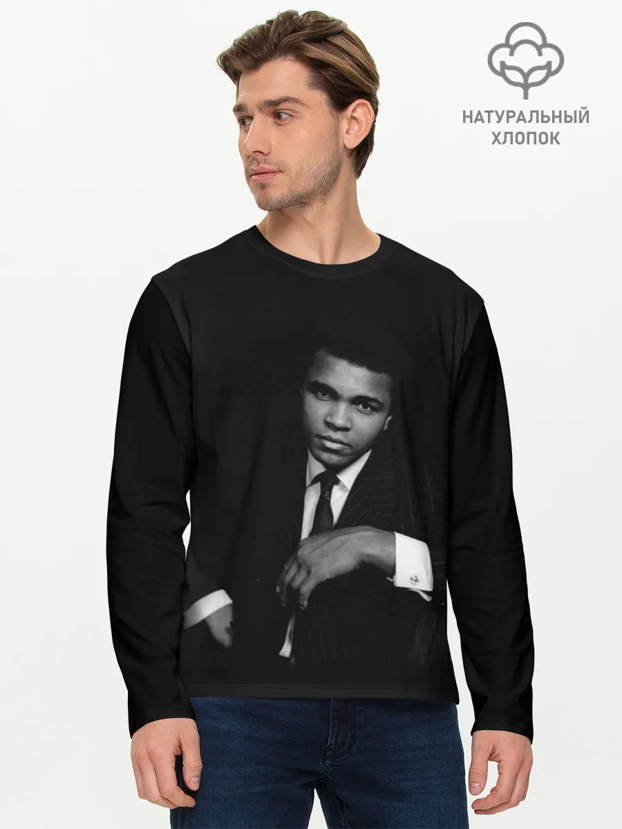 Мужской лонгслив базовый / Мухаммед Али Mohammed Ali