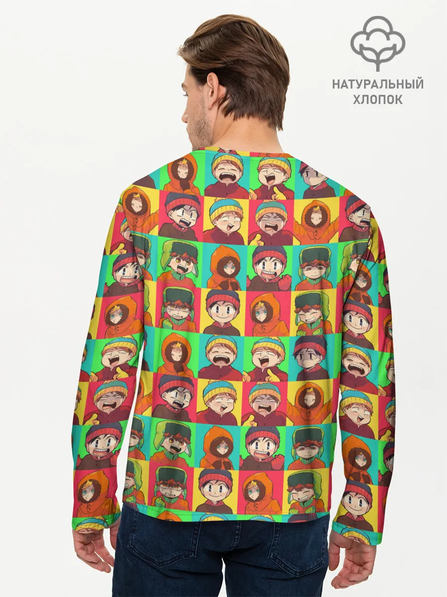 Мужской лонгслив базовый / Аниме Южный парк