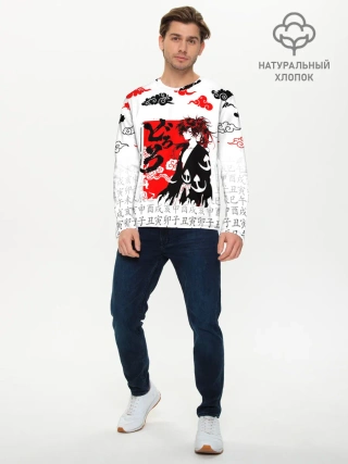 Мужской лонгслив базовый / ДОРОРО / DORORO / ХЯККИМАРУ