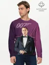 Мужской лонгслив базовый / агент 007 Джеймс Бонд