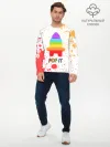 Мужской лонгслив базовый / Pop It - Rocket - Paint