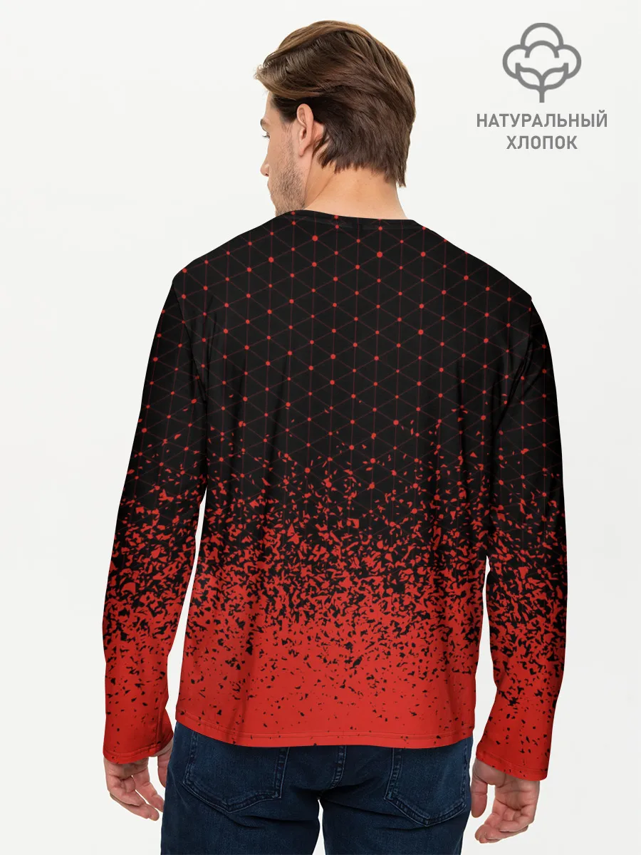 Мужской лонгслив базовый / Ведьмак: Охотник на Монстров - Краска