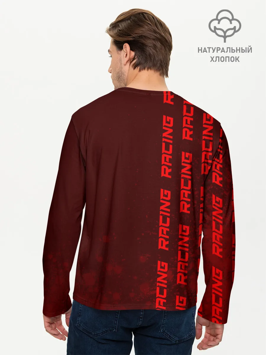 Мужской лонгслив базовый / Тойота - Pro Racing