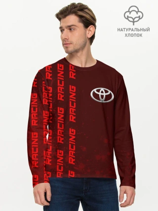 Мужской лонгслив базовый / Тойота - Pro Racing
