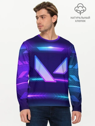 Мужской лонгслив базовый / Valorant