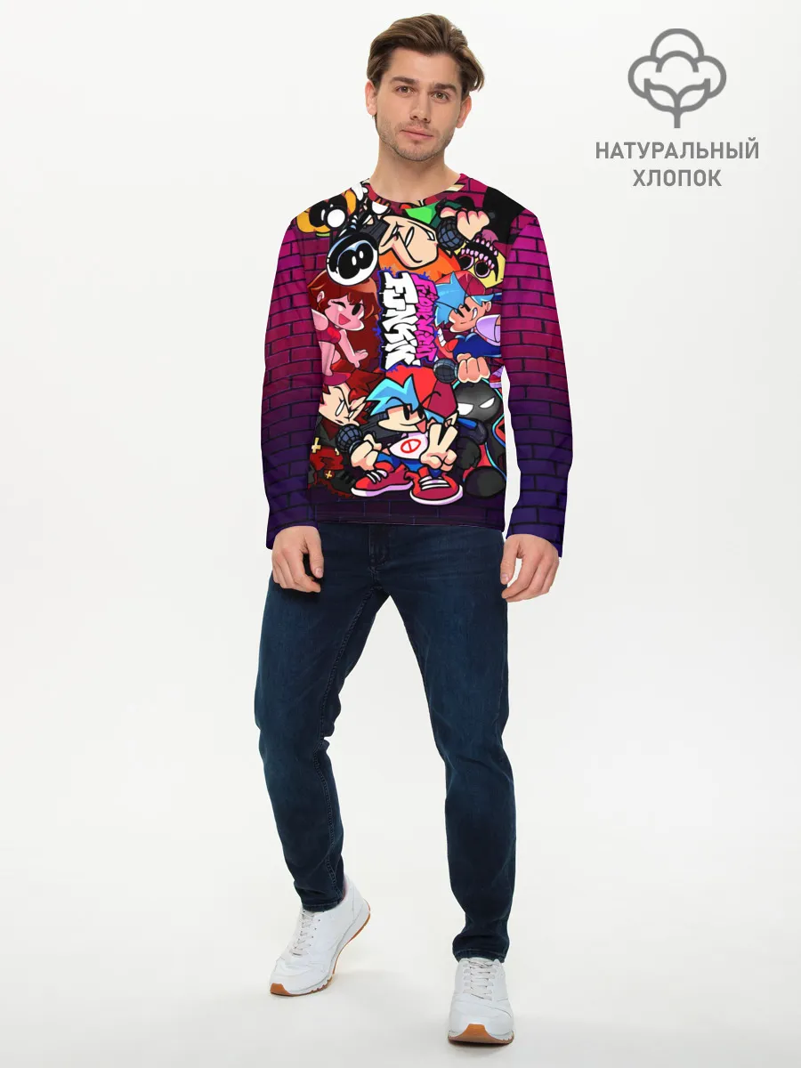 Мужской лонгслив базовый / ВСЕ ПЕРСОНАЖИ ИЗ ИГРЫ