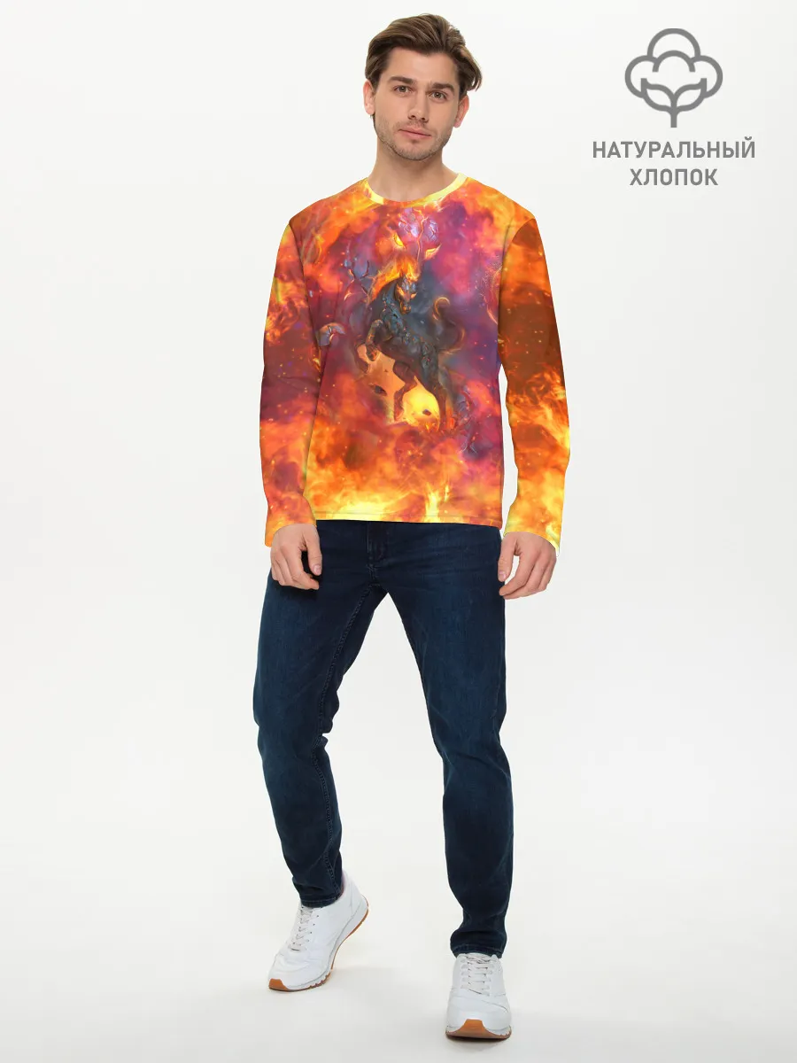 Мужской лонгслив базовый / Nightmare | Найтмар