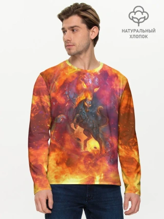 Мужской лонгслив базовый / Nightmare | Найтмар