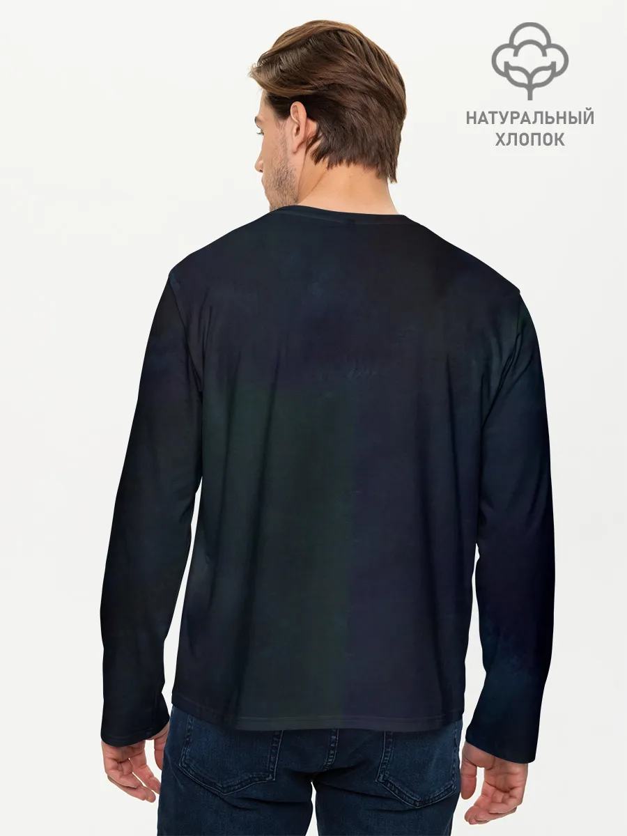 Мужской лонгслив базовый / АКУЛА МОНСТР