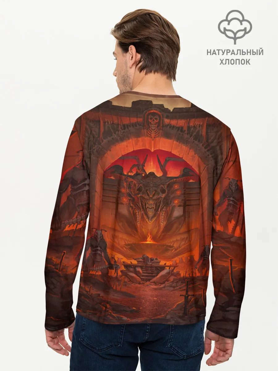 Мужской лонгслив базовый / DOOM | ДУМ