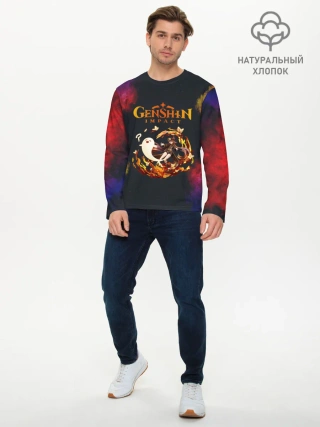 Мужской лонгслив базовый / Genshin Impact | Геншин Импакт