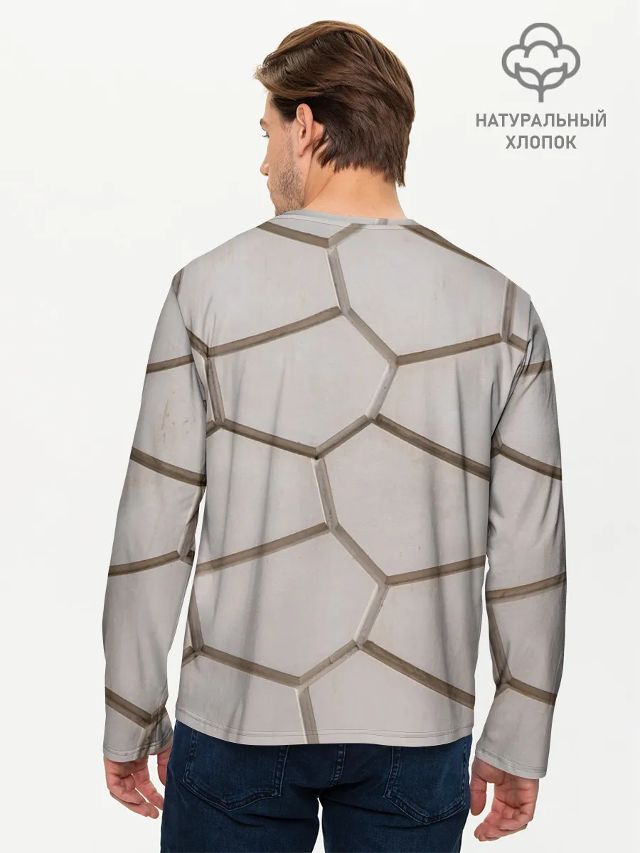 Мужской лонгслив базовый / Ячейки