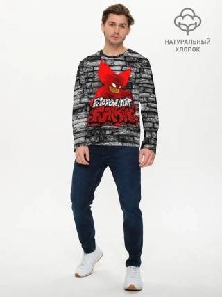 Мужской лонгслив базовый / Friday Night Funkin TrickyWall