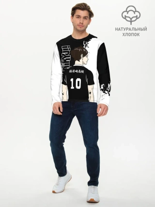 Мужской лонгслив базовый / Ринтаро Суна / Suna Rintaro