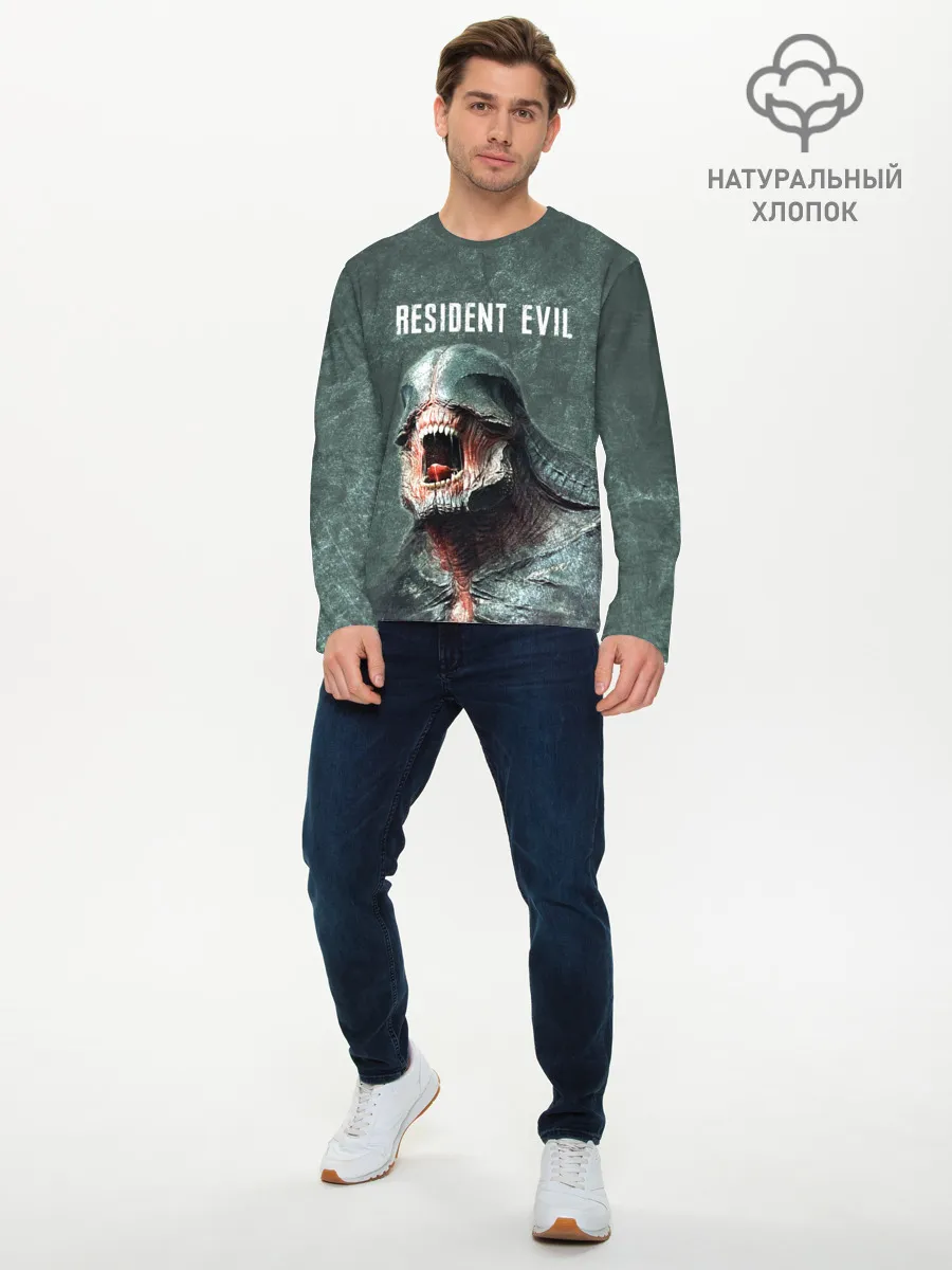 Мужской лонгслив базовый / RESIDENT EVIL 2 | РЕЗИДЕНТ ЕВИЛ