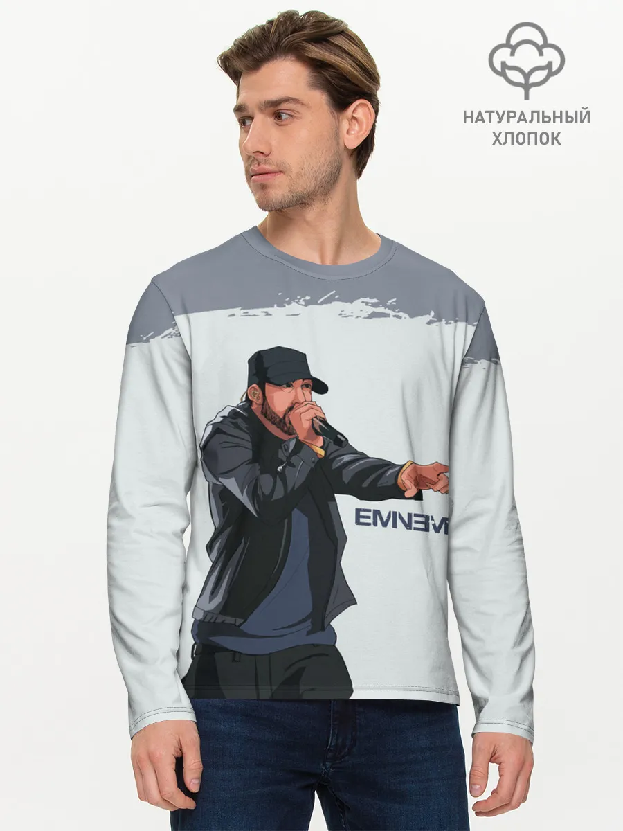 Мужской лонгслив базовый / EMINEM | ЭМИНЕМ