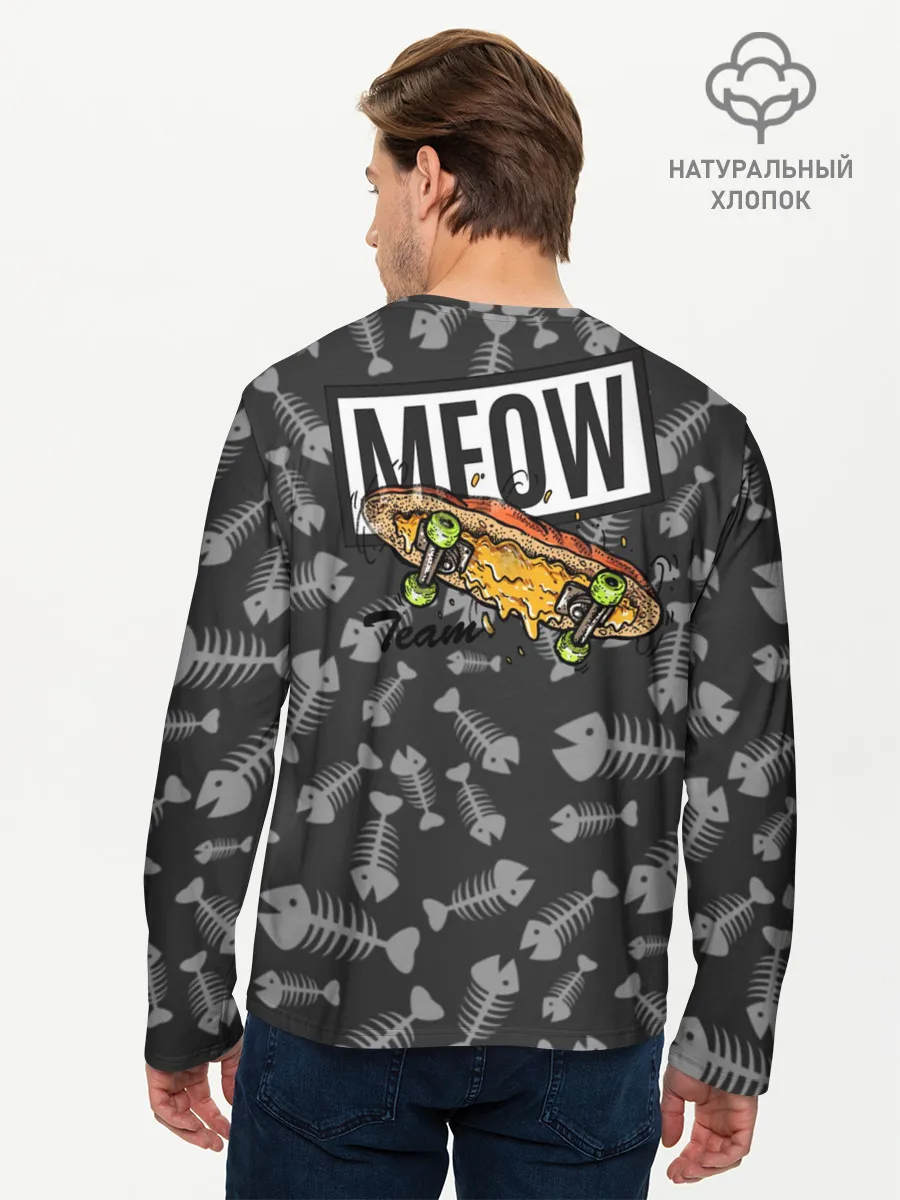 Мужской лонгслив базовый / SK8CAT