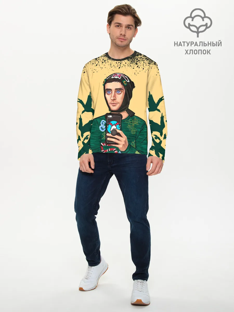 Мужской лонгслив базовый / Джаред Лето | Jared Leto