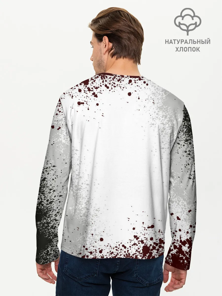 Мужской лонгслив базовый / Ghost of Tsushim | Призрак Цусима