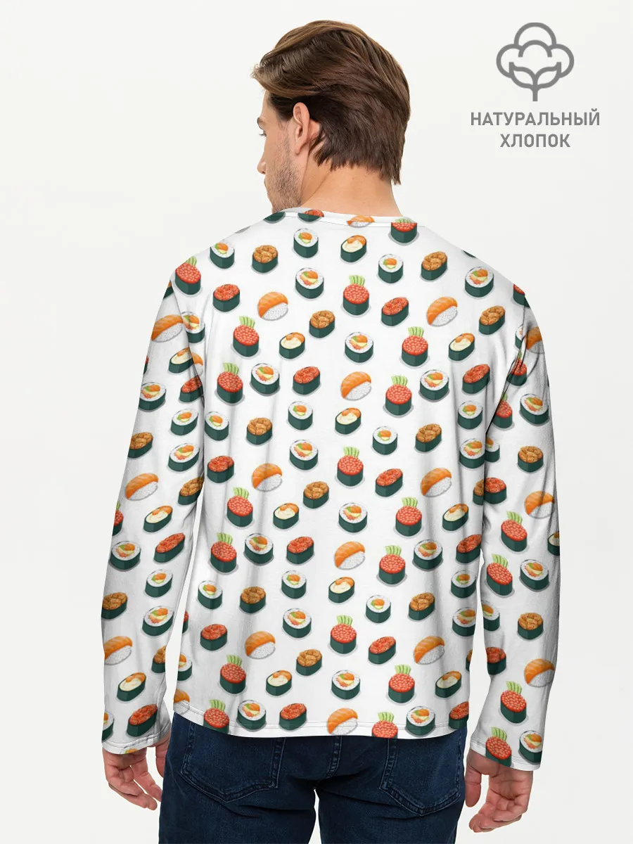Мужской лонгслив базовый / Sushi