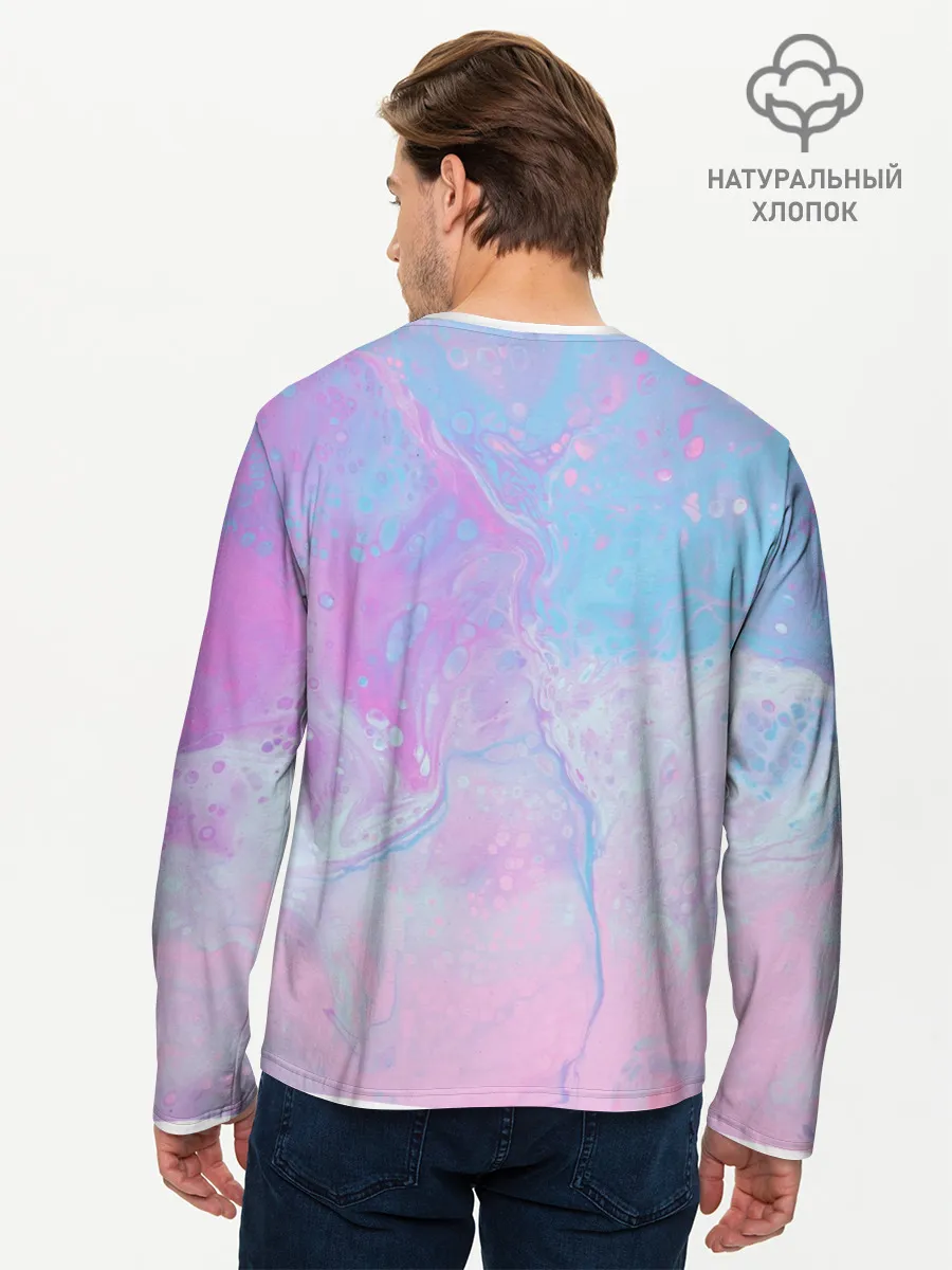 Мужской лонгслив базовый / Градиент