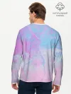 Мужской лонгслив базовый / Градиент