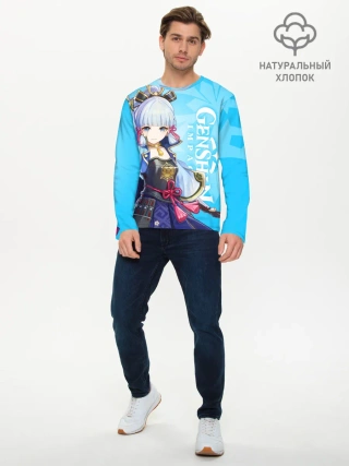 Мужской лонгслив базовый / Genshin Impact, Аяка