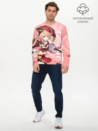 Мужской лонгслив базовый / Genshin Impact, Янь Фэй