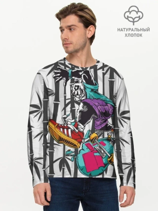 Мужской лонгслив базовый / HiFi Panda