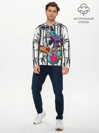 Мужской лонгслив базовый / HiFi Panda