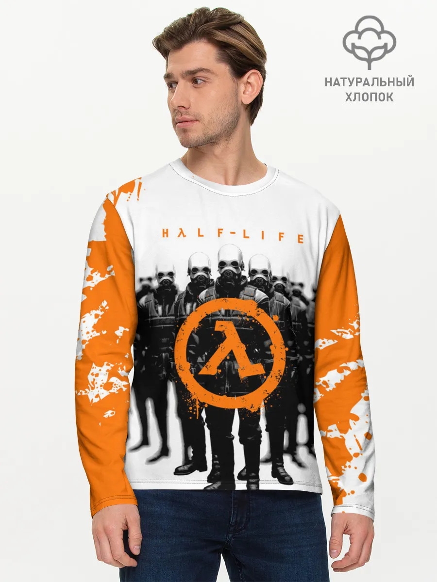 Мужской лонгслив базовый / HL | HALF-LIFE