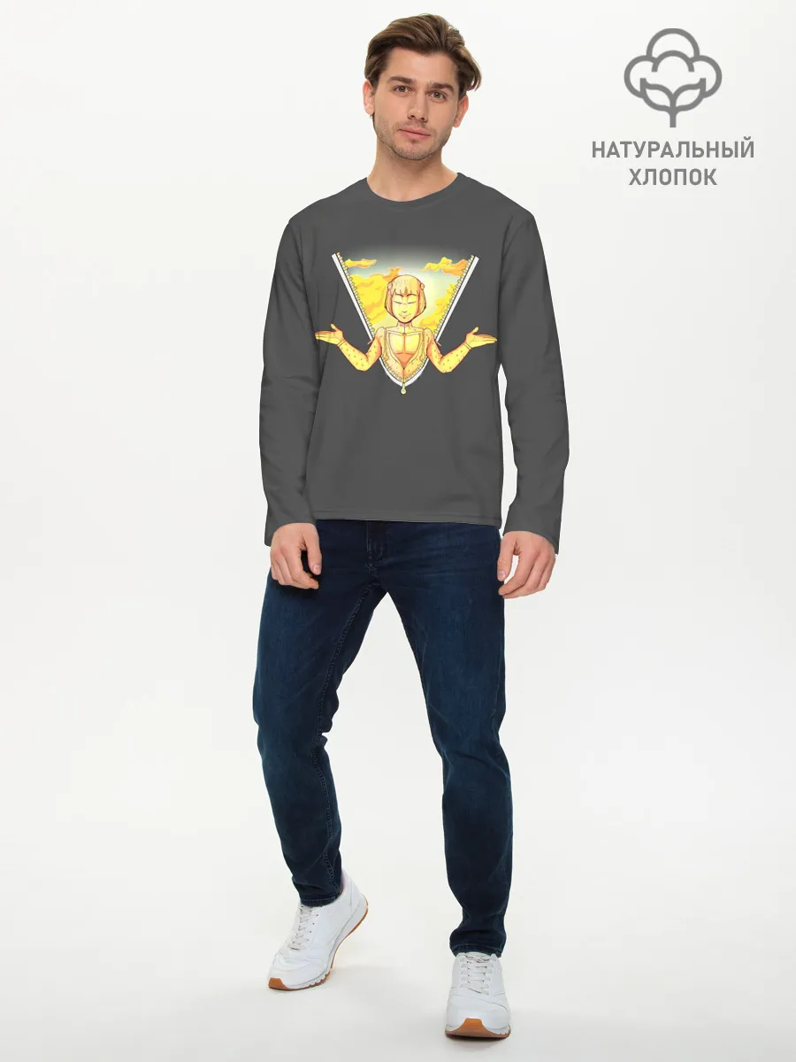 Мужской лонгслив базовый / Прощай, Бруно. JoJo