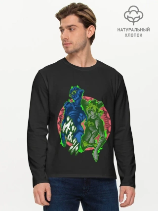 Мужской лонгслив базовый / Stone Ocean. JoJo