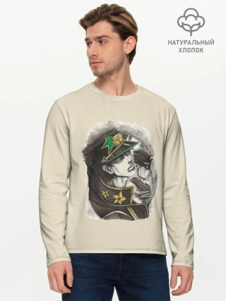 Мужской лонгслив базовый / Jotaro Kujo
