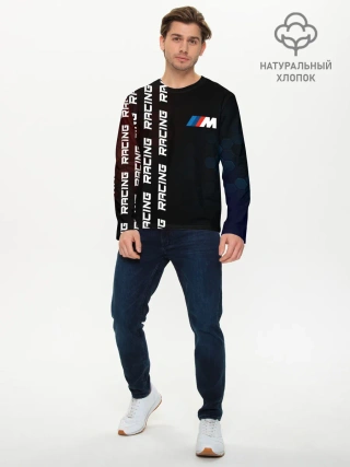 Мужской лонгслив базовый / BMW - Racing