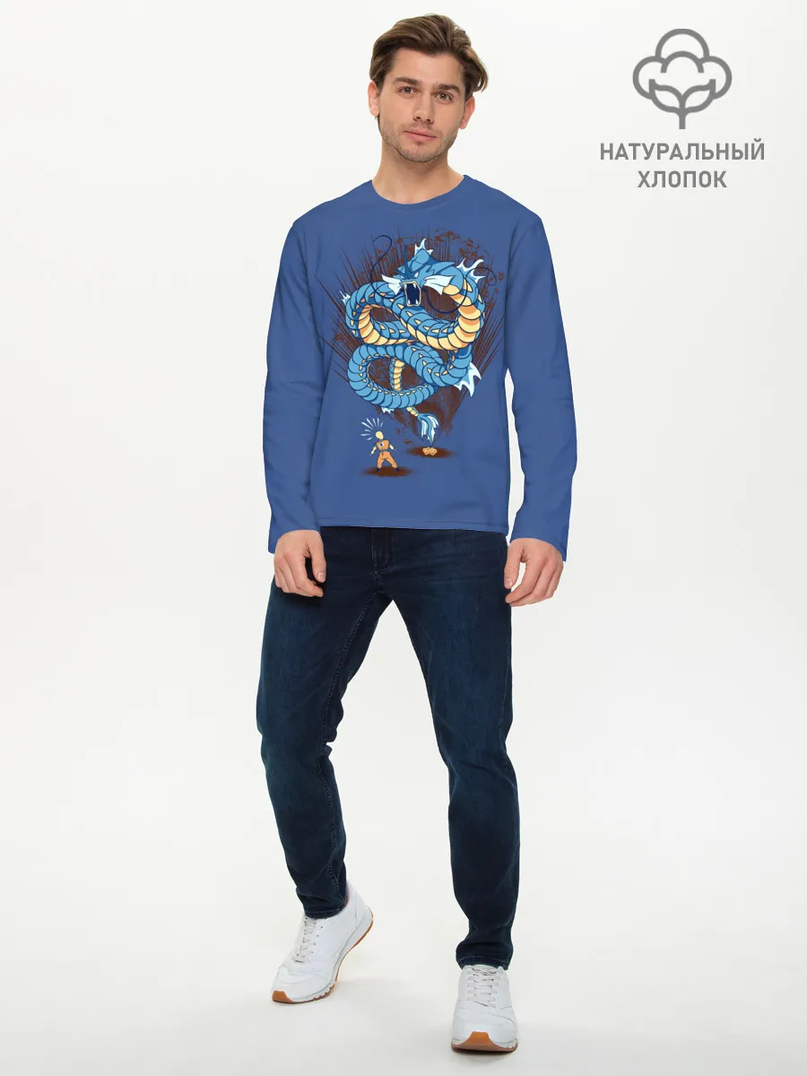 Мужской лонгслив базовый / Gyarados