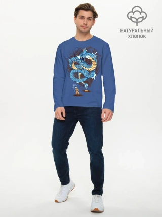 Мужской лонгслив базовый / Gyarados